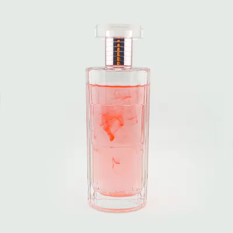 Clear Glass Perfume Bottle with Crimp Neck image 2