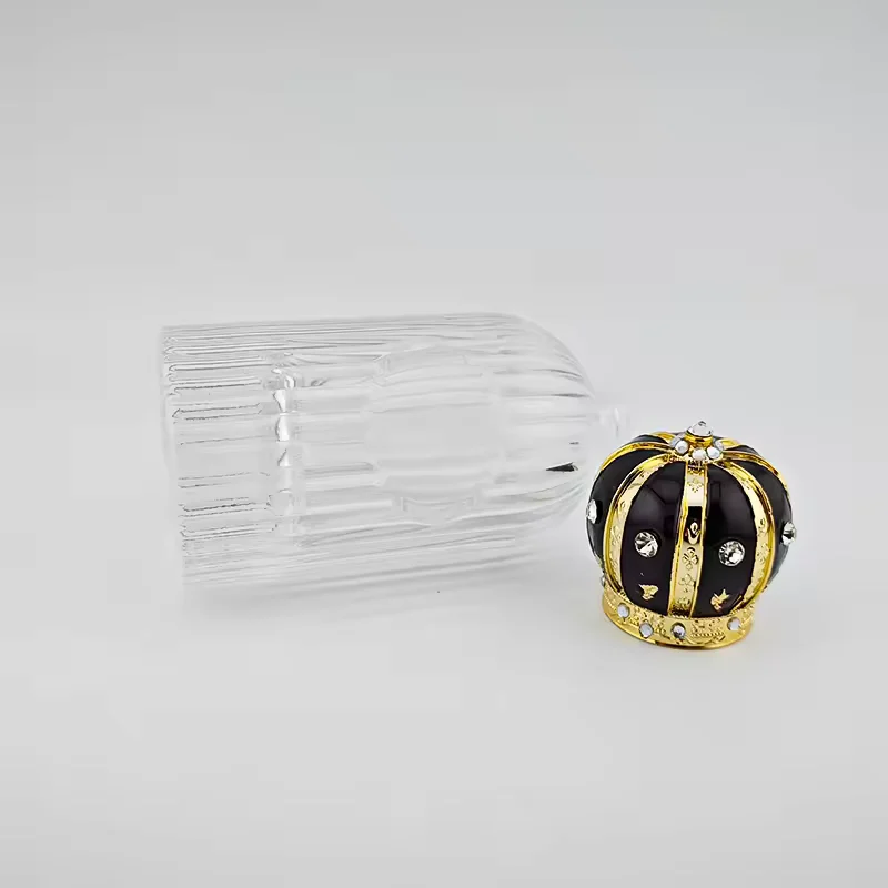 Clear Glass Perfume Bottle with Custom Logo image 2