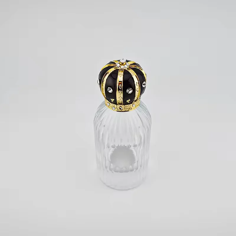 Clear Glass Perfume Bottle with Custom Logo image 4