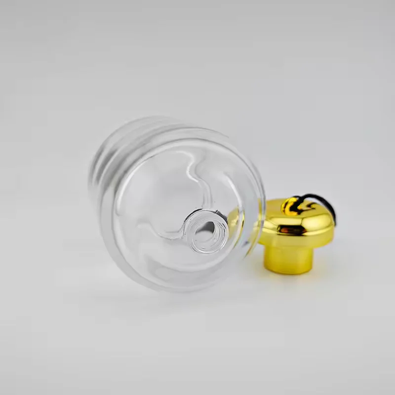 Clear Glass Perfume Bottle with Crimp Neck image 5