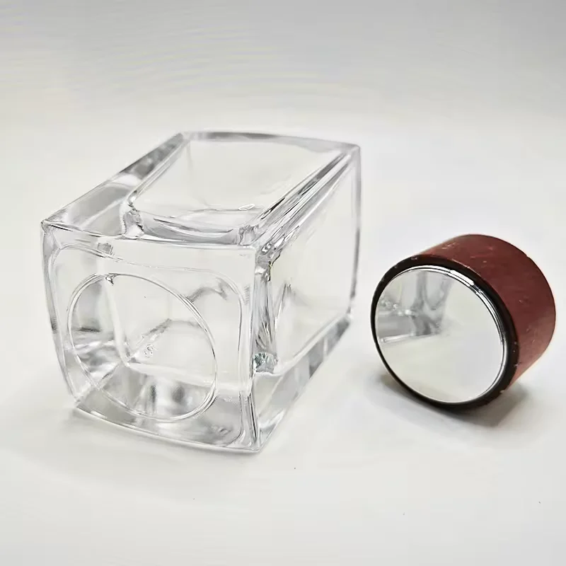 Custom Luxury Crimp Neck Glass Spray Bottle Box Unique Design Empty image 2