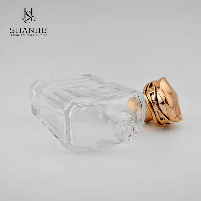 Luxury Glass Perfume Bottles with Cap Refillable for Aromatherapy Diffuser