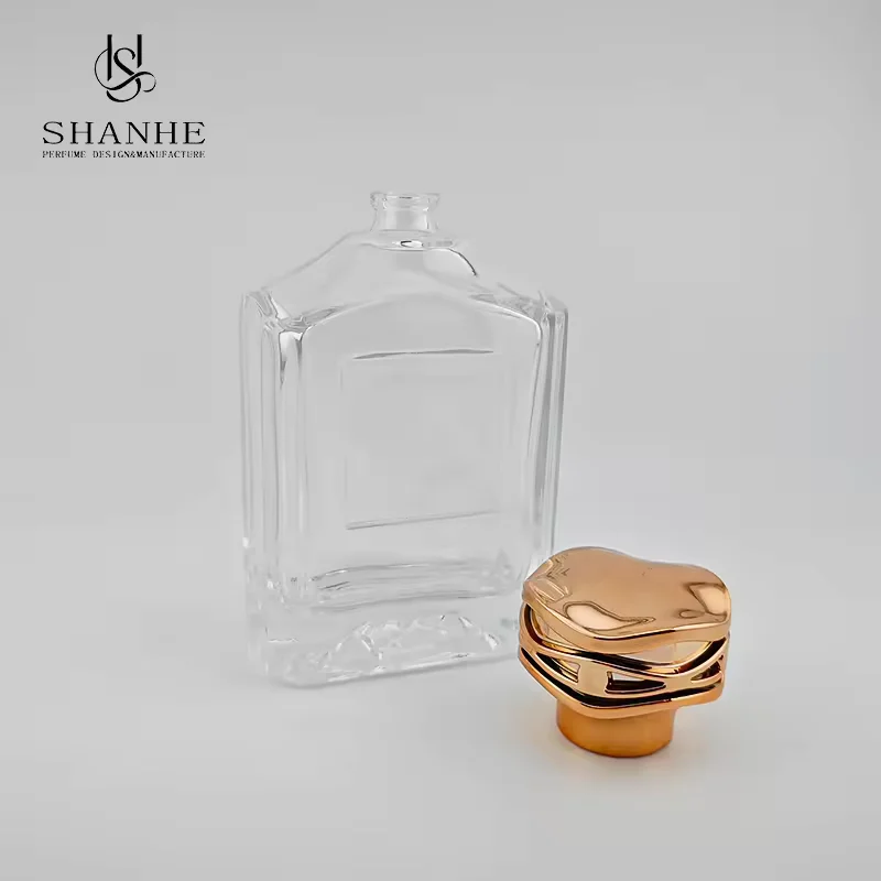 Luxury Glass Perfume Bottles with Cap Refillable for Aromatherapy Diffuser image 2