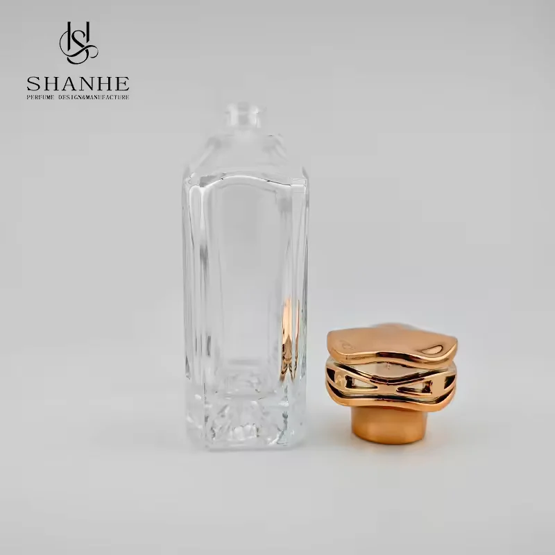 Luxury Glass Perfume Bottles with Cap Refillable for Aromatherapy Diffuser image 5