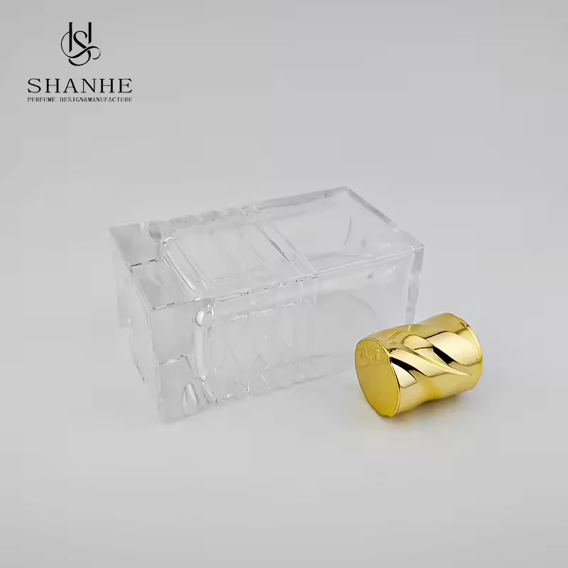 Square Glass Perfume Bottle