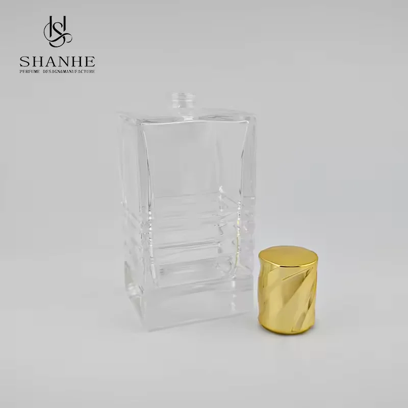 Square Glass Perfume Bottle image 2