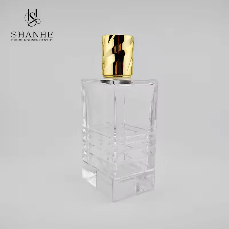 Square Glass Perfume Bottle image 3