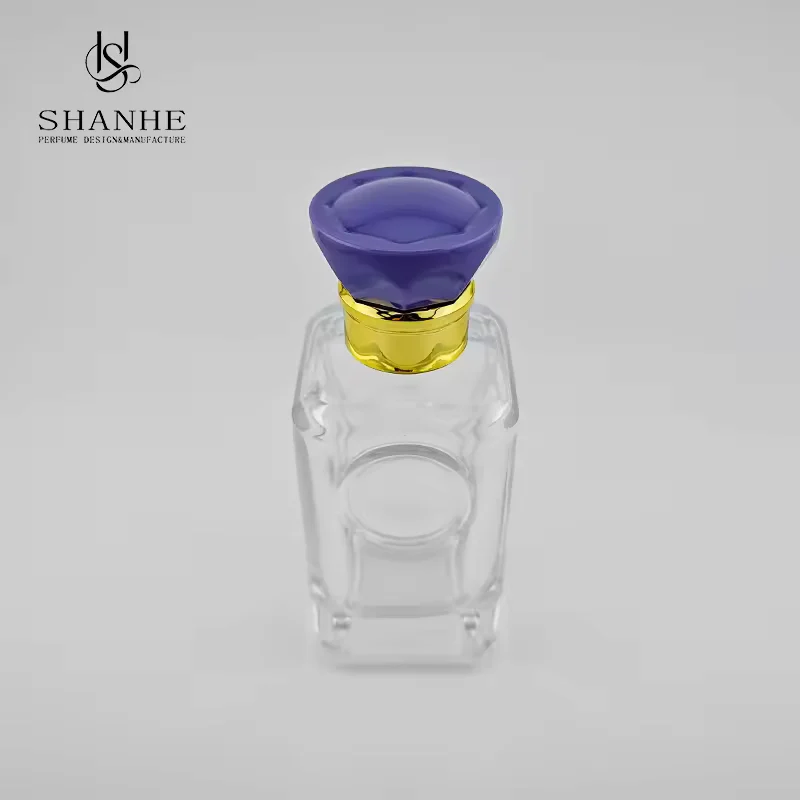 Luxury Empty Perfume Bottle with Zinc Alloy Cap Recyclable Fragrances