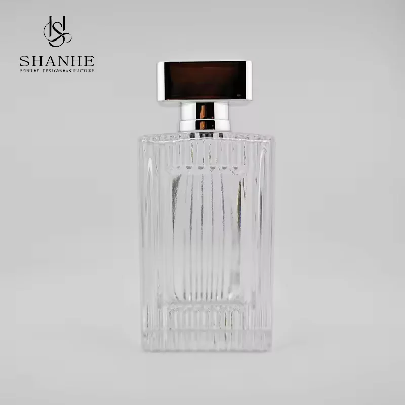 Clear Glass Perfume Bottle