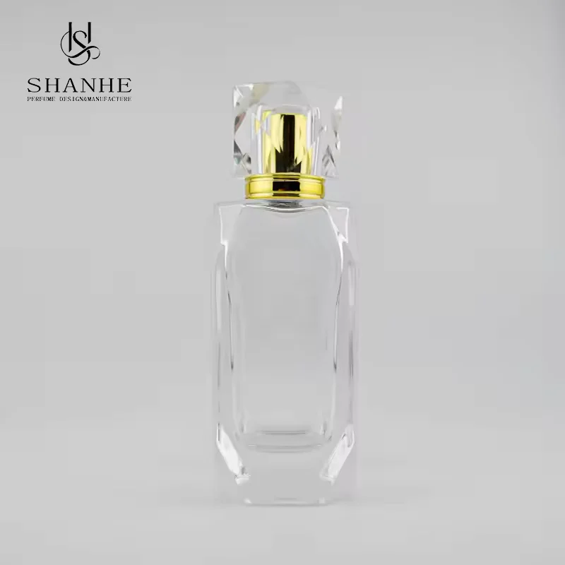 Clear Glass Perfume Bottle