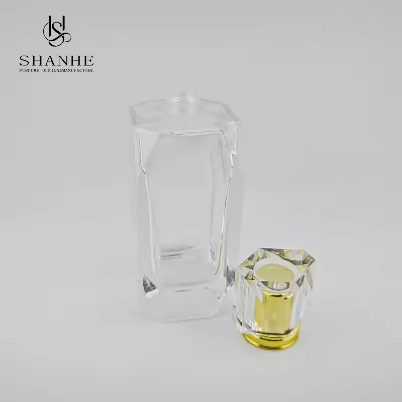 Clear Glass Perfume Bottle image 2