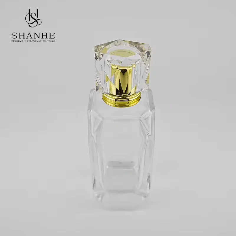 Clear Glass Perfume Bottle image 3