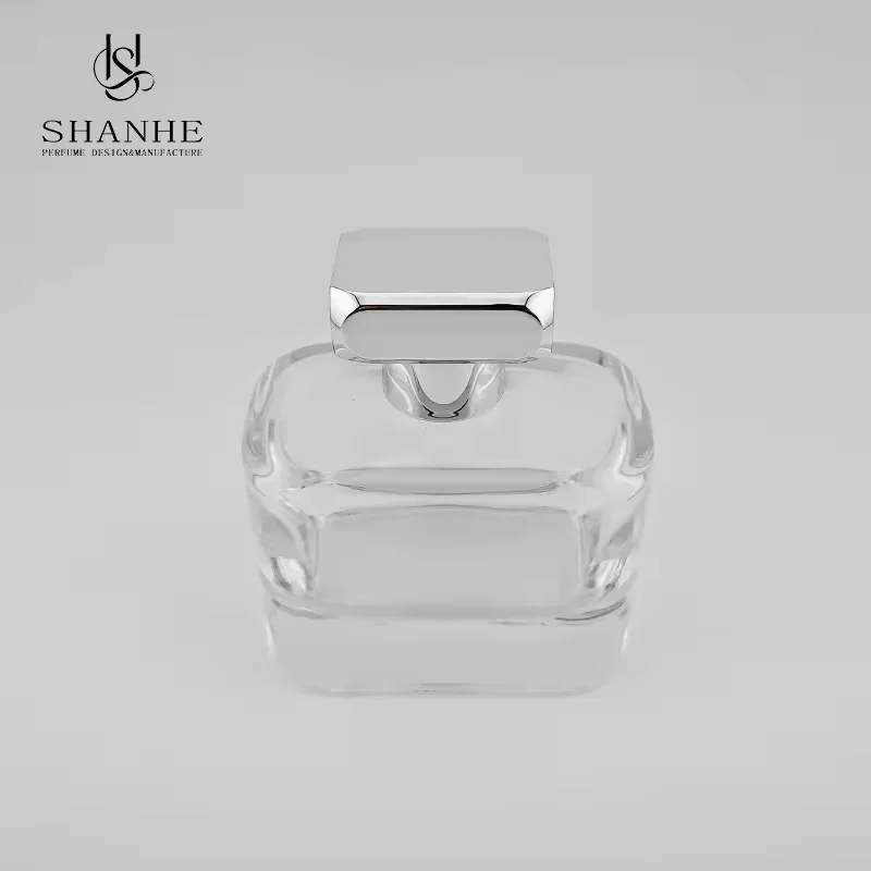 Rectangular Glass Perfume Bottle image 2