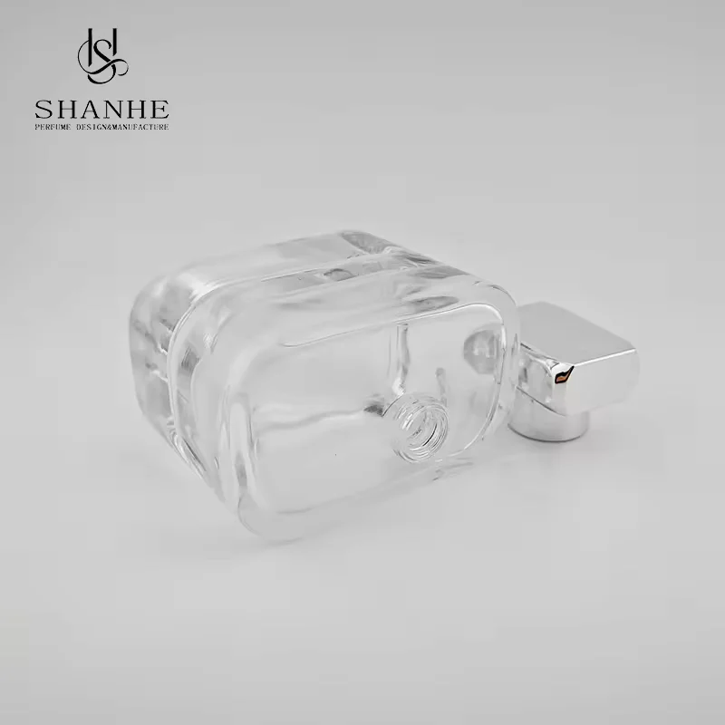 Rectangular Glass Perfume Bottle image 3