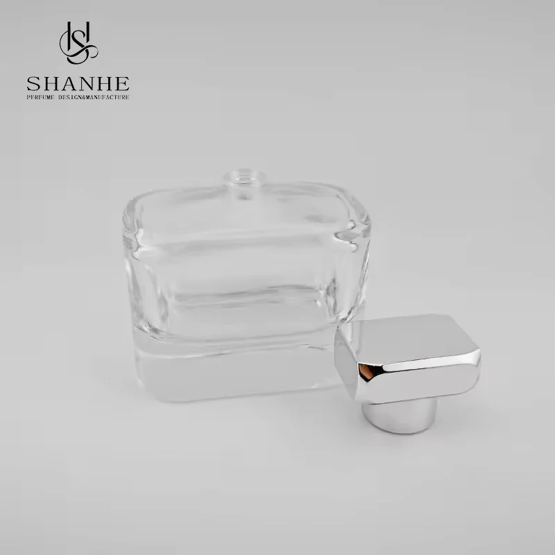 Rectangular Glass Perfume Bottle image 4