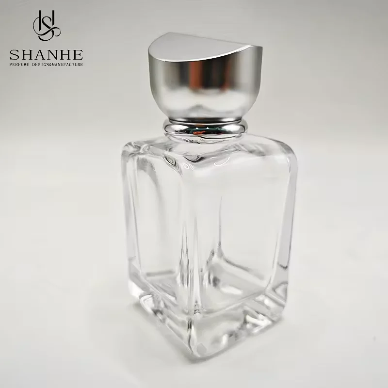 Premium Luxury Empty Perfume Bottle with Unique Cap Refillable for Mens