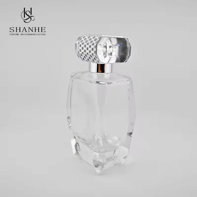 Square Glass Perfume Bottle image 2