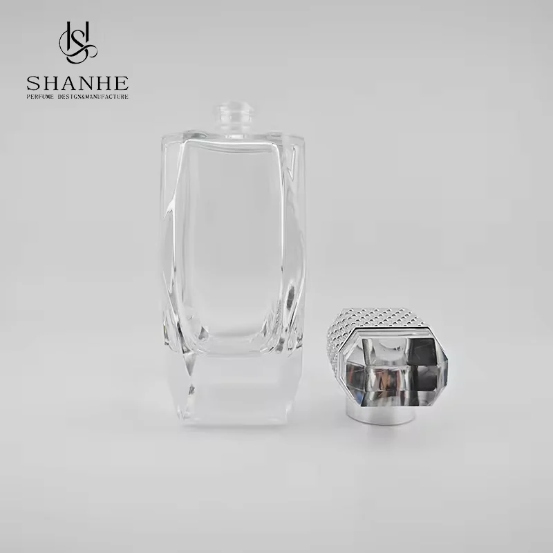 Square Glass Perfume Bottle image 3