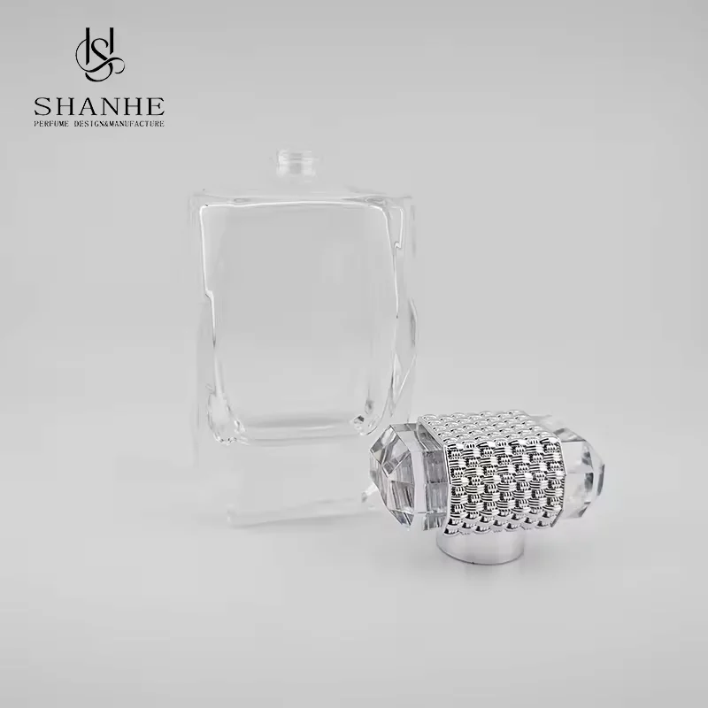 Square Glass Perfume Bottle image 5
