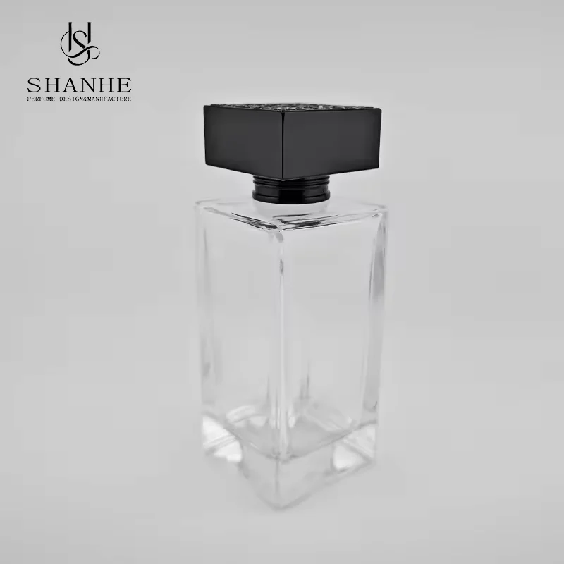 Square Glass Perfume Bottle image 2