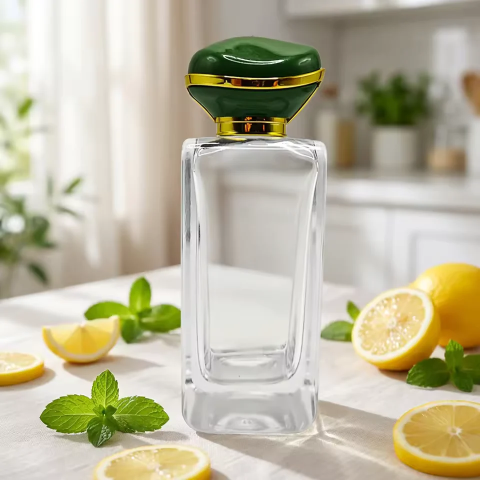 Square Glass Perfume Bottle