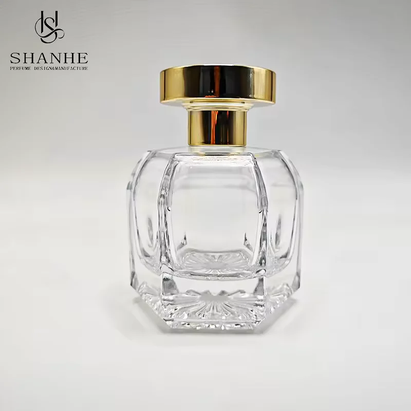 Luxury Custom Logo Perfume Bottles with Gold Caps Quality Leak-Proof Design