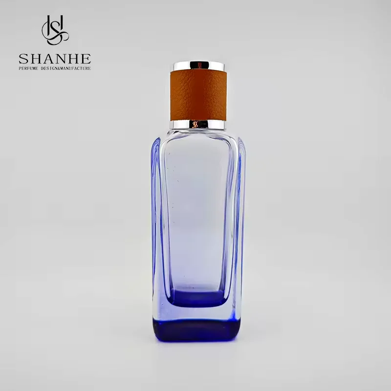 Gradient Square Glass Perfume Bottle