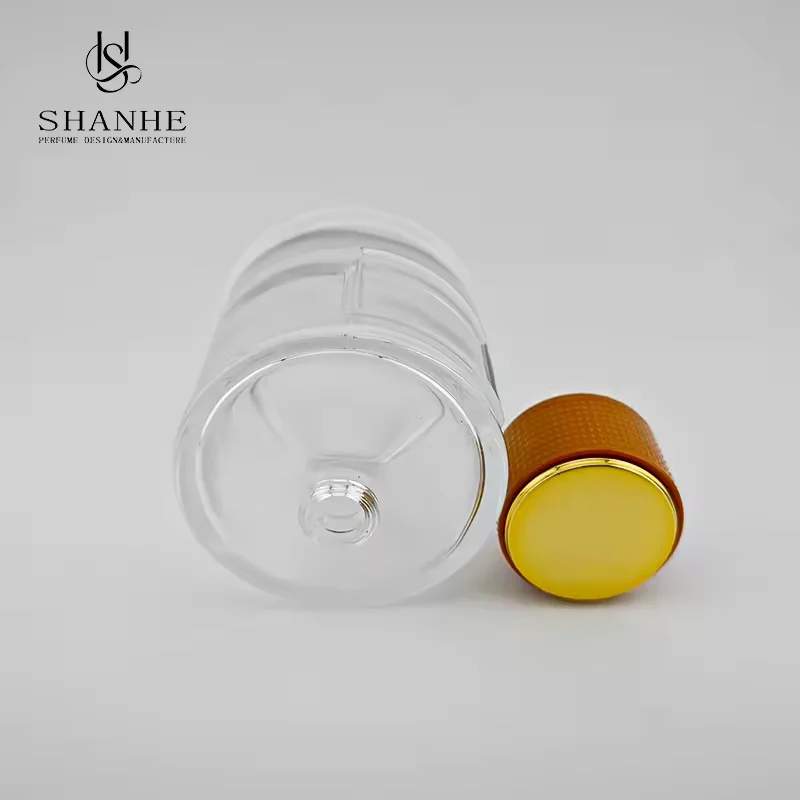 Clear Square Glass Perfume Bottle with Crimp Neck image 5