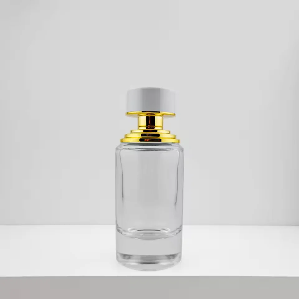 Clear Square Glass Perfume Bottle image 4