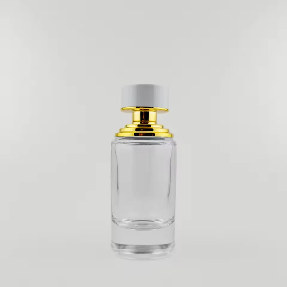 Clear Square Glass Perfume Bottle image 5