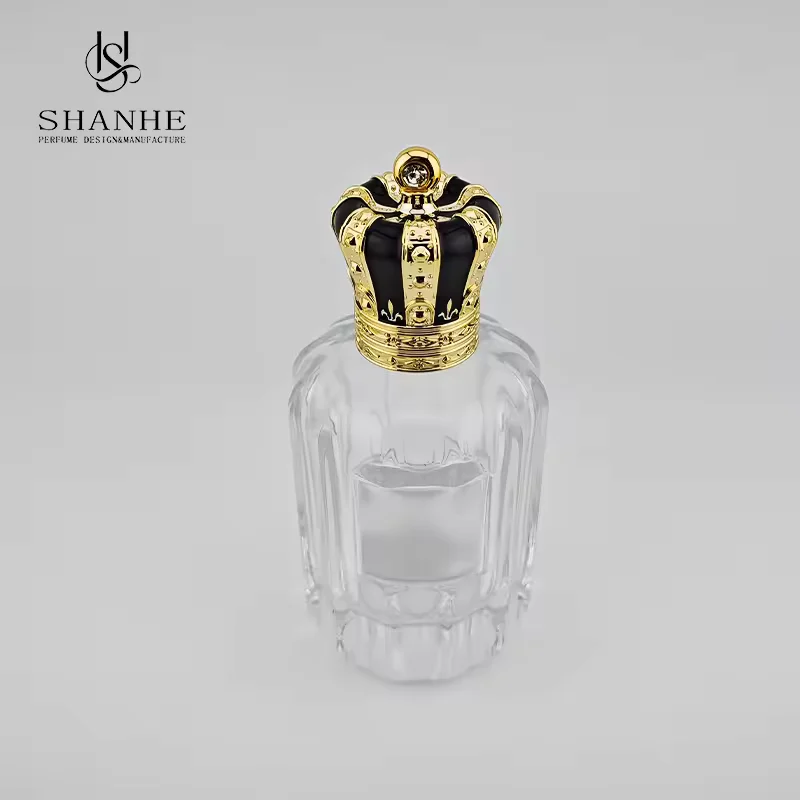 Clear Glass Perfume Bottle image 3
