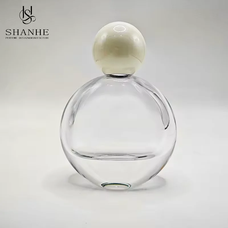 Round Glass Perfume Bottle