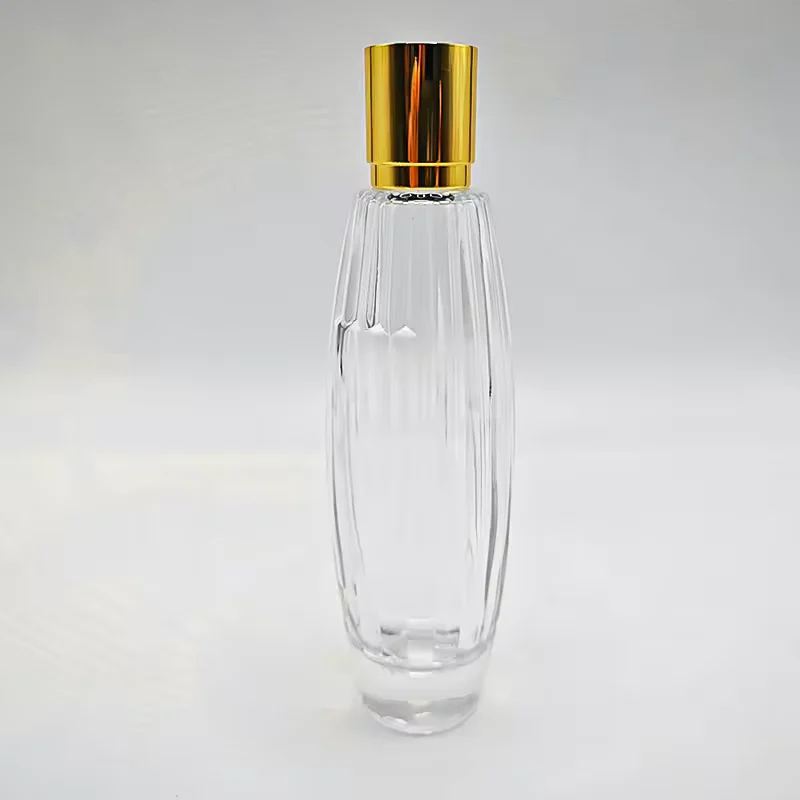 Clear Rectangular Glass Perfume Bottle image 4