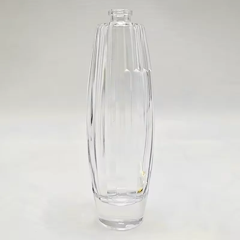 Clear Rectangular Glass Perfume Bottle image 5