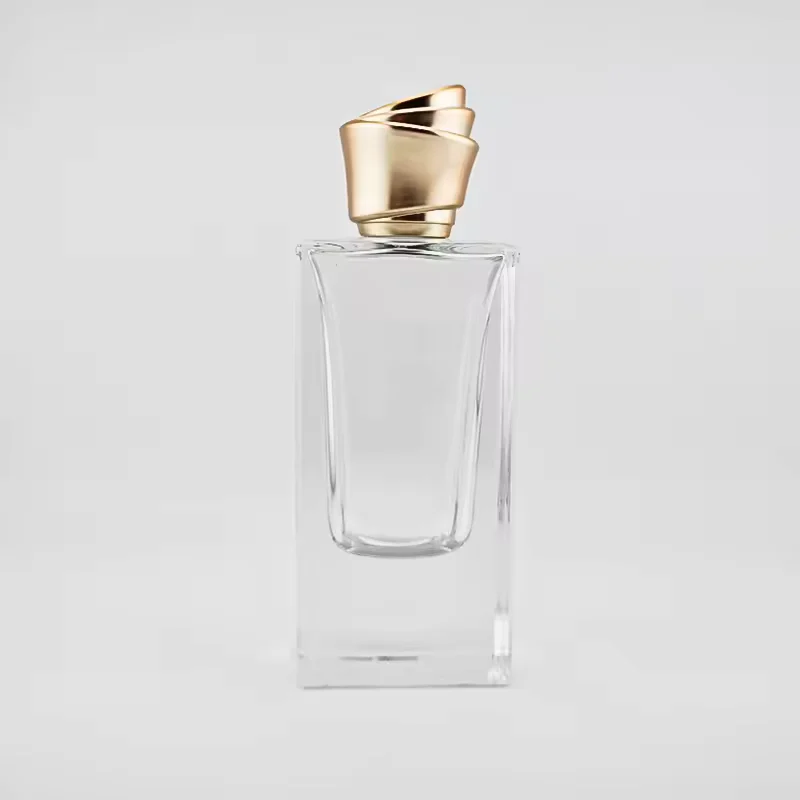 Cylindrical Glass Perfume Bottle