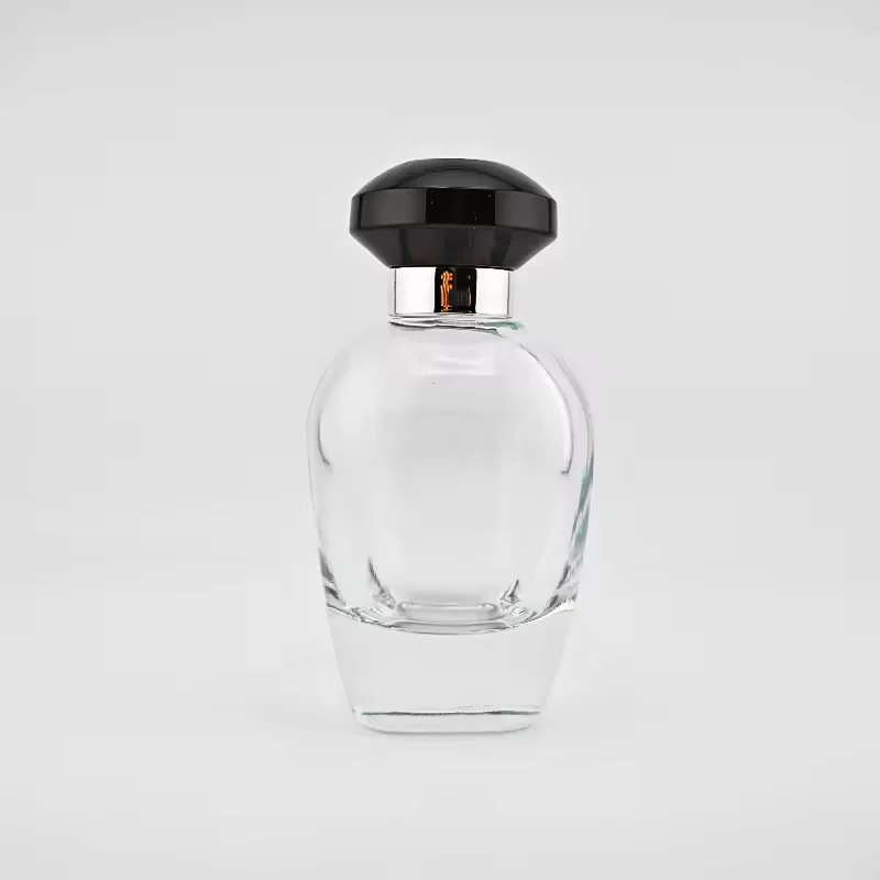 Cylindrical Glass Perfume Bottle