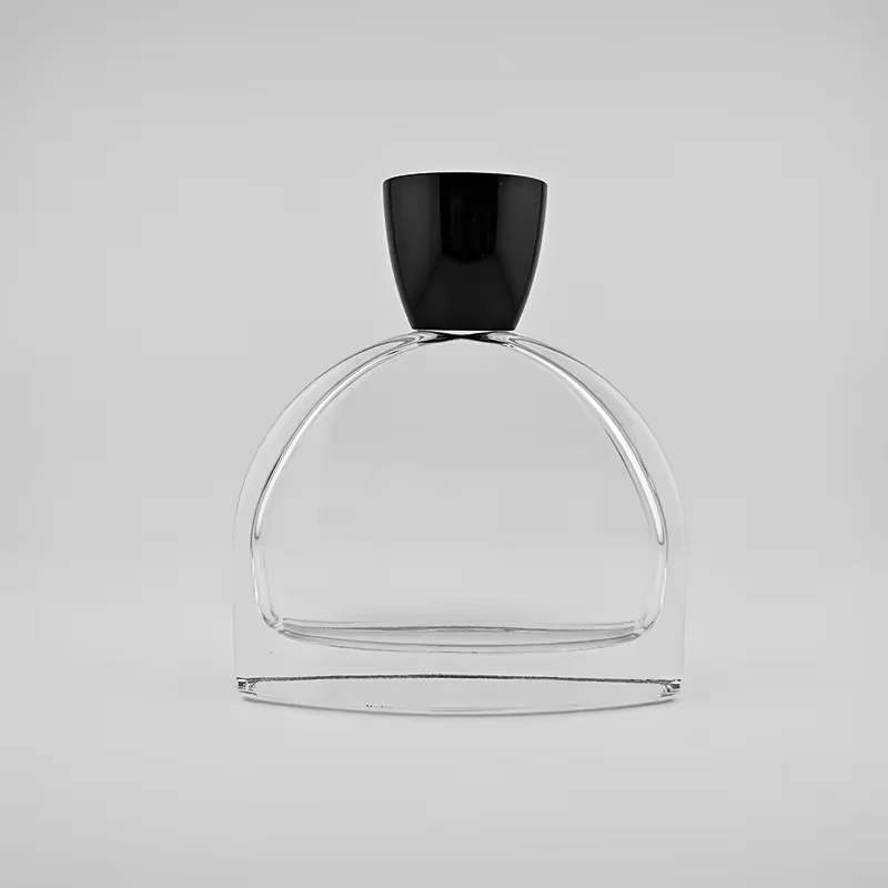 Black Glass Perfume Bottle