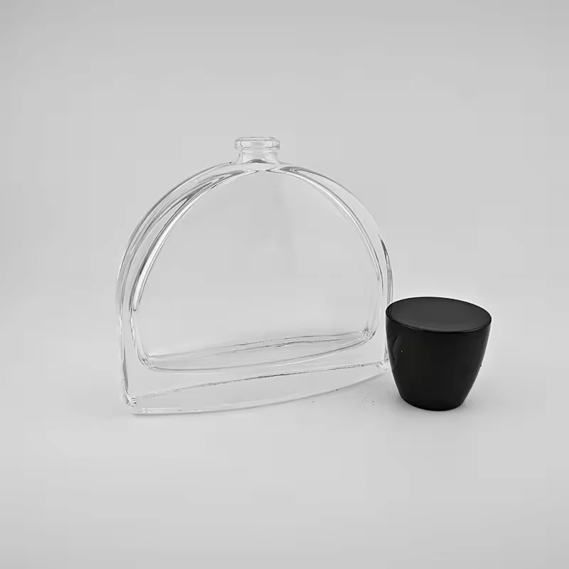 Black Glass Perfume Bottle image 4