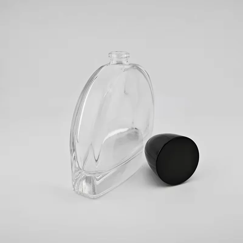 Black Glass Perfume Bottle image 5