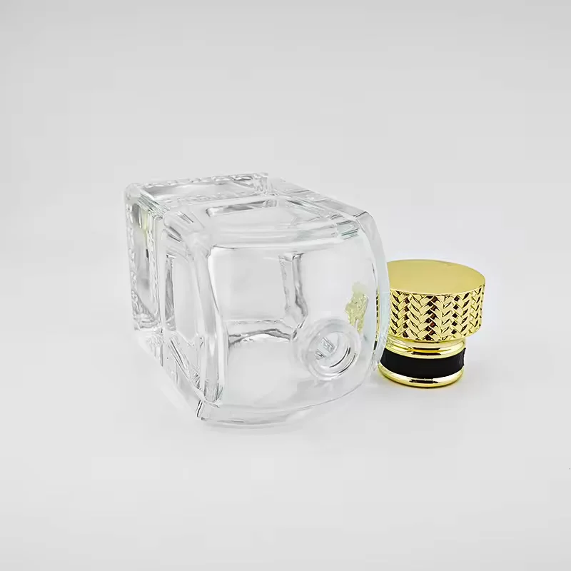 Square Glass Perfume Bottle image 2