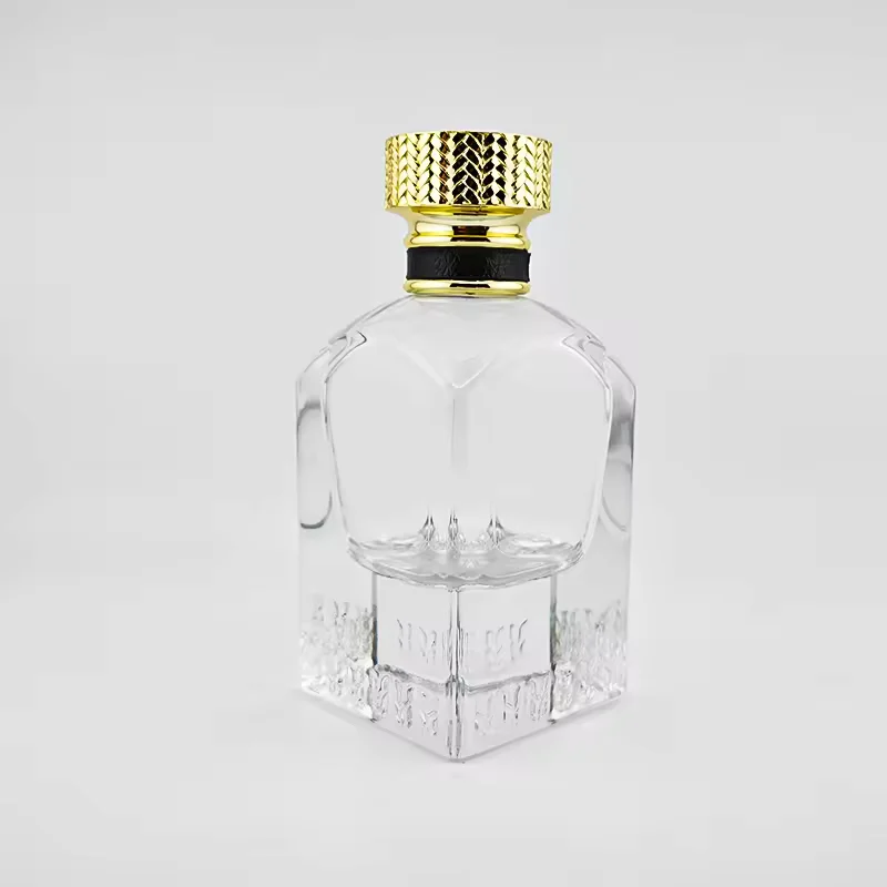 Square Glass Perfume Bottle image 3