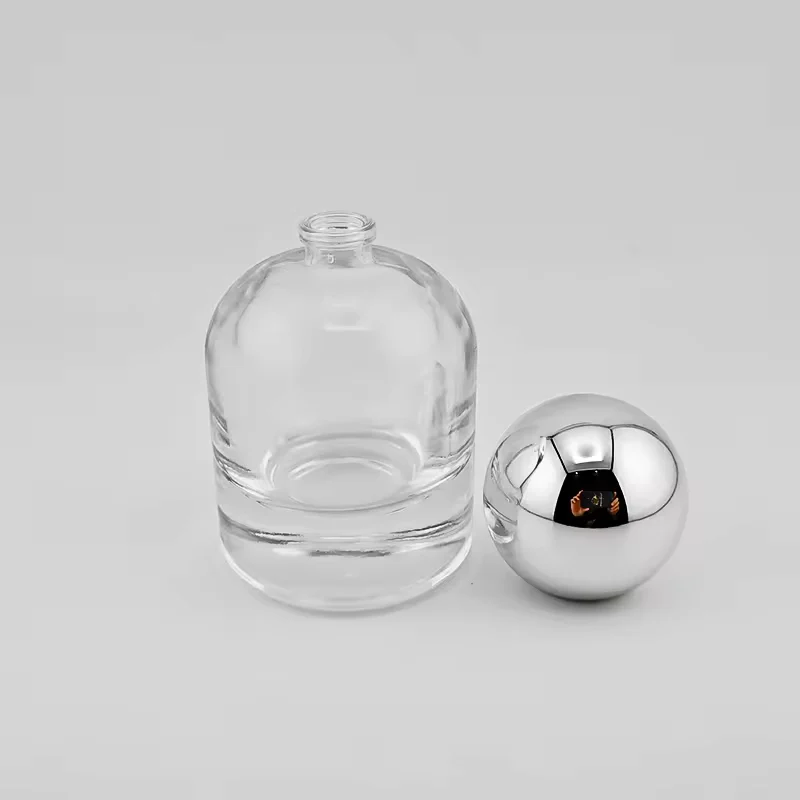 Luxury Custom Color Glass Perfume Bottle with Crimp Sprayer