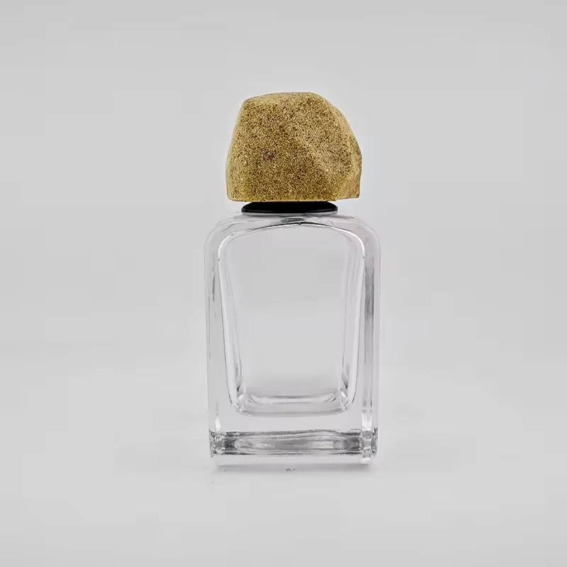 Custom Logo Arabic Luxury Glass Perfume Bottles Refillable with Crystal