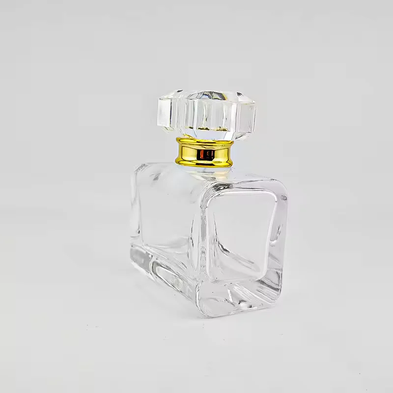 Rectangular Glass Perfume Bottle with Custom Logo image 2
