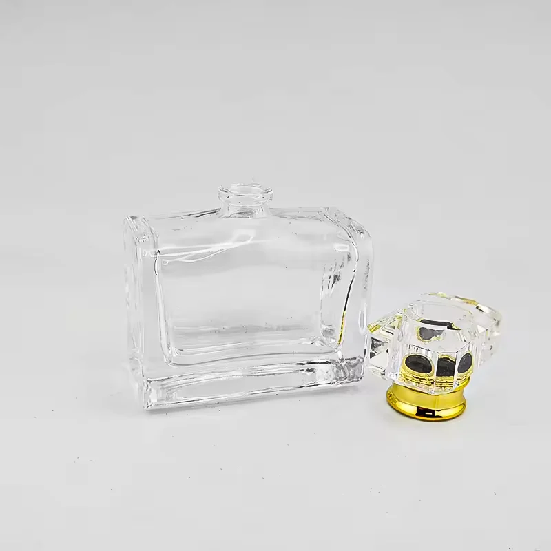 Rectangular Glass Perfume Bottle with Custom Logo image 3