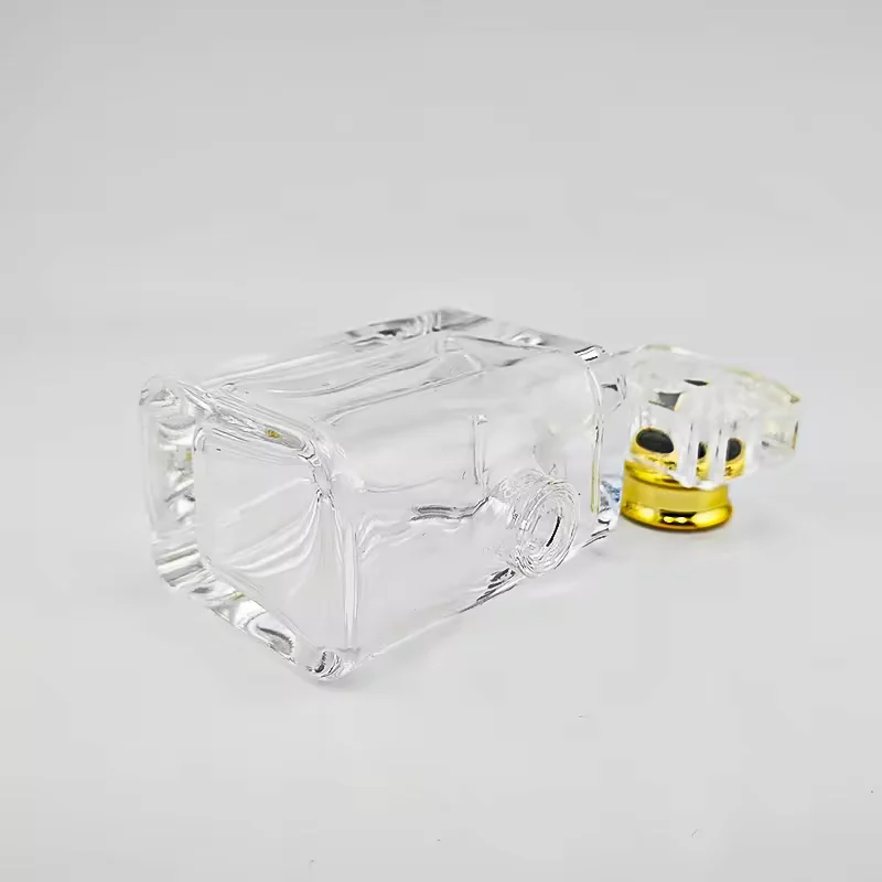 Rectangular Glass Perfume Bottle with Custom Logo image 4