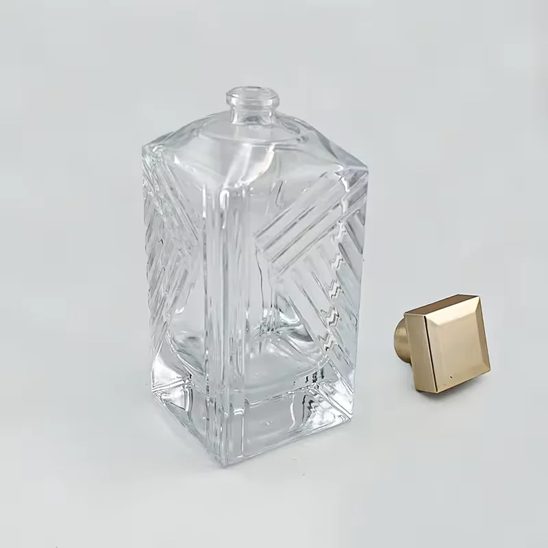 Square Glass Perfume Bottle image 3