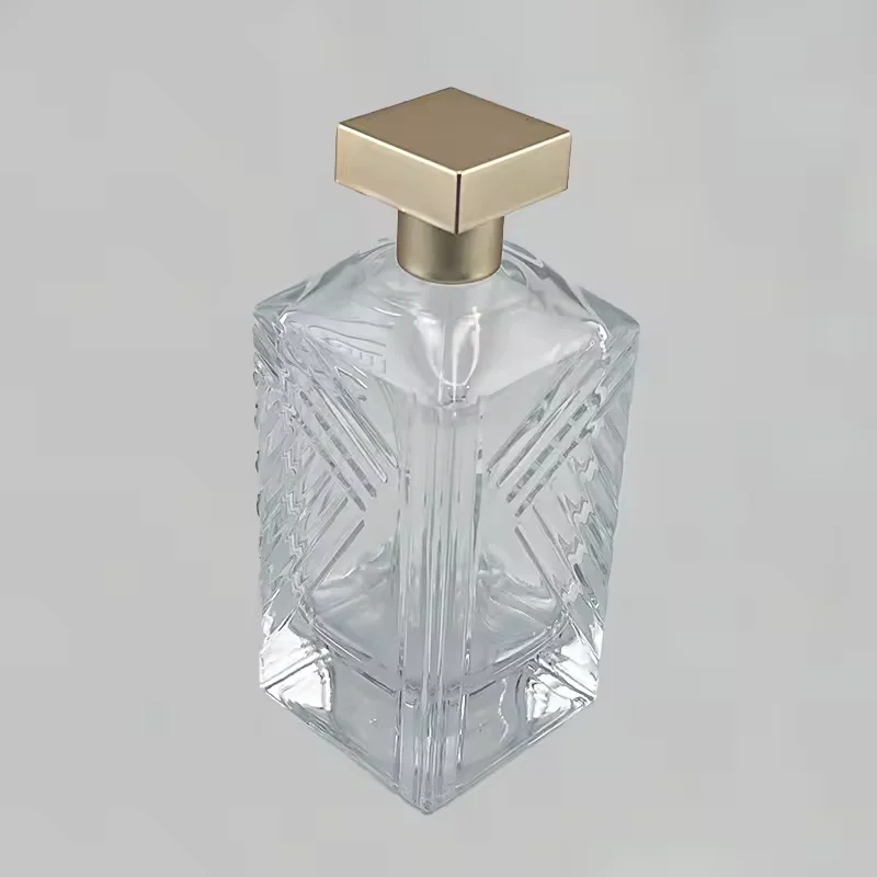 Square Glass Perfume Bottle image 4