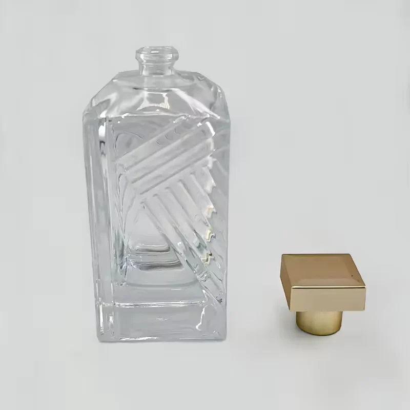 Square Glass Perfume Bottle image 5