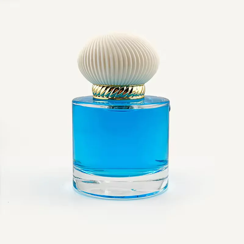 Cylindrical Glass Perfume Bottle